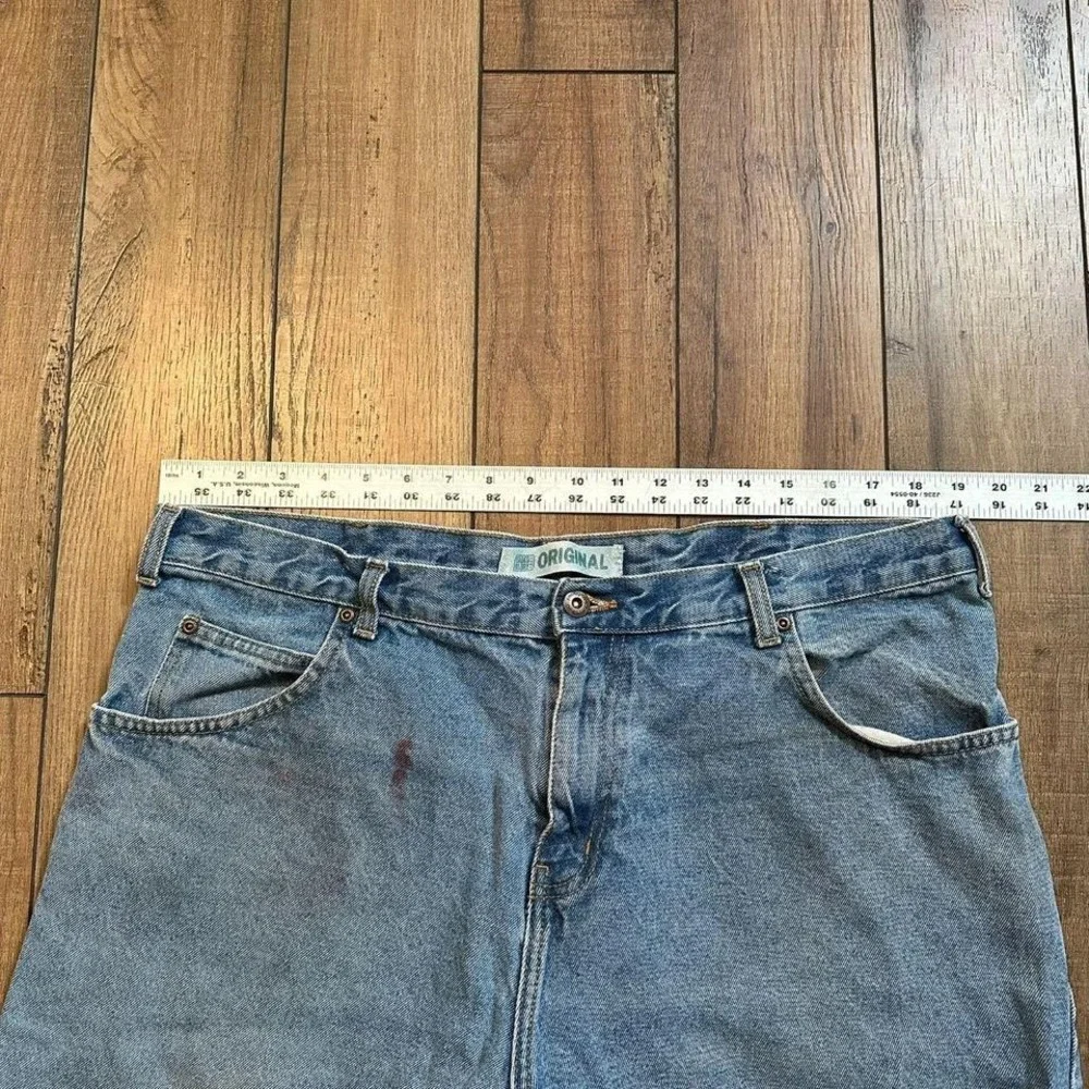 Vintage Baggy‎ Jean Shorts Jorts Men's size 38 Faded Glory